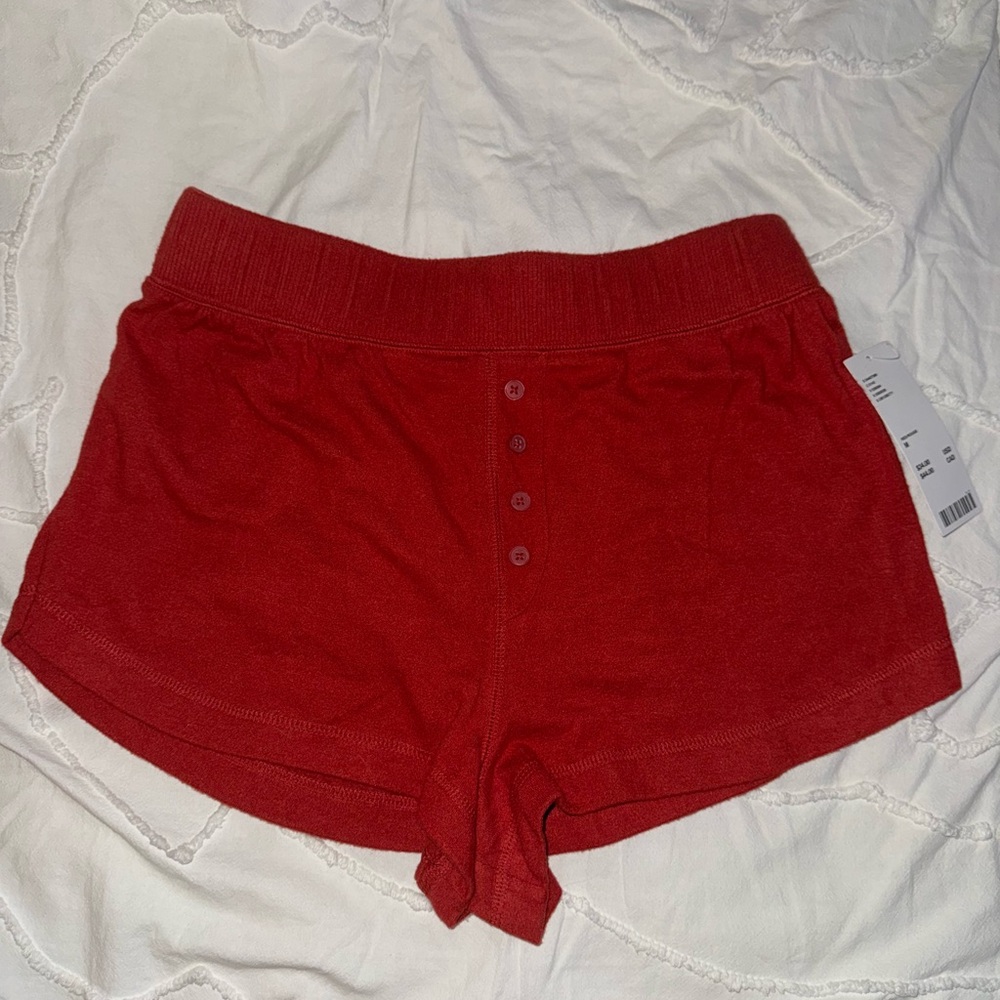 Urban outfitters red/ orange pajama shorts